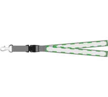 Polyester (300D) lanyard and key holder